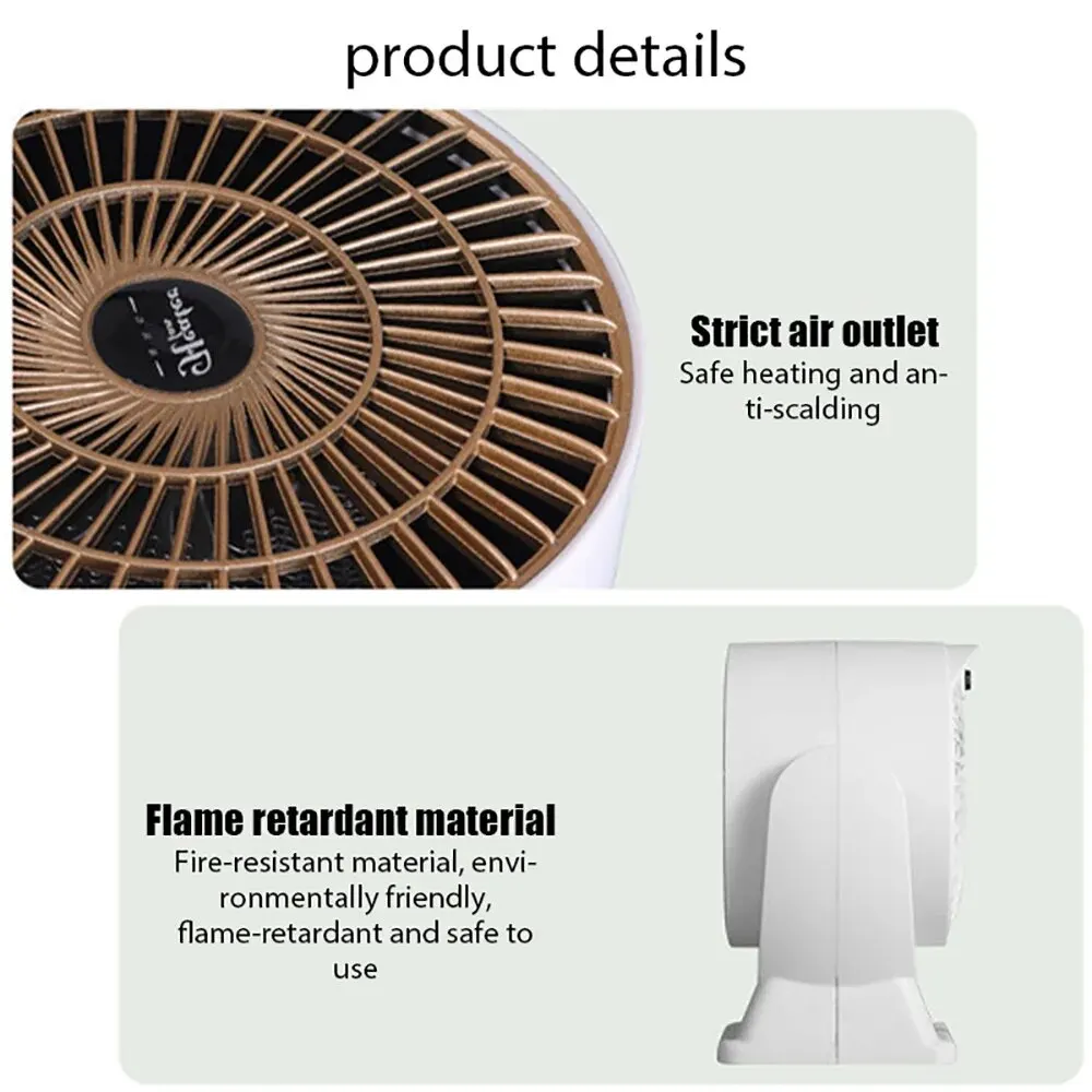 S6703cf4fb08948fd84ca625097479fbaO Portable Electric Heater Low Noise Air Heater Fast Heating Mini Desktop Fan Heater Winter Heating Warmer for Home Office Room Mallzona