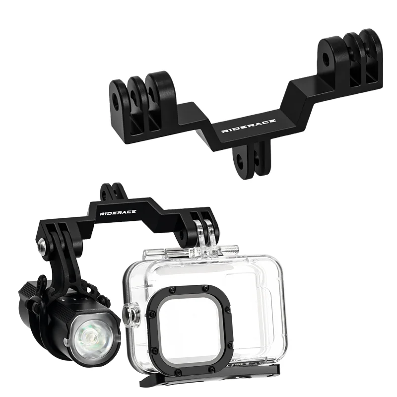 その他 GO PRO RIDERACE アルミデュアルツインマウントアダプター GoPro Hero