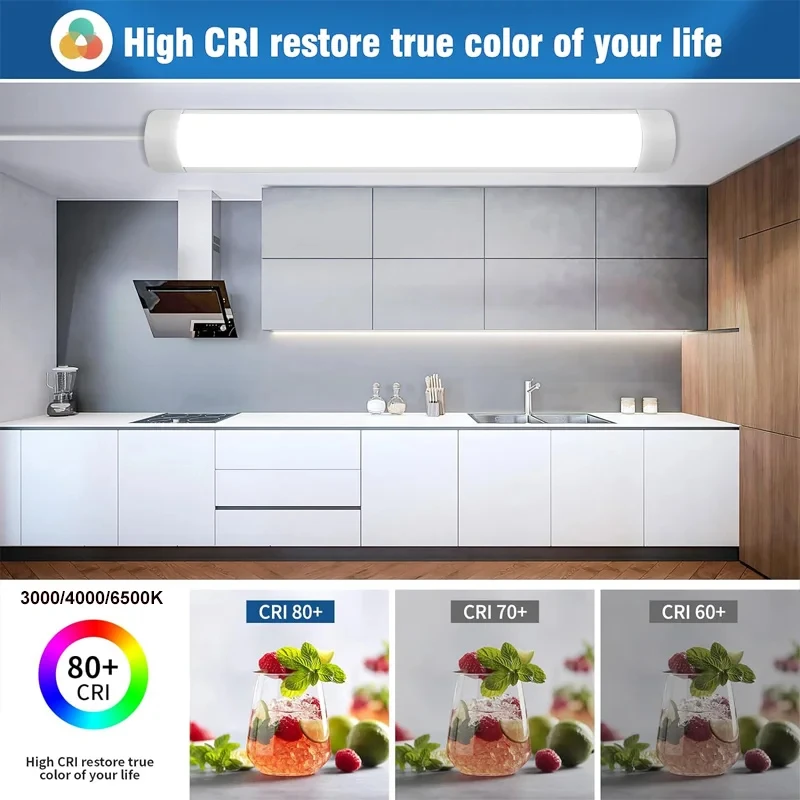 Description Picture 2 of itemLed Tube Lights 85V-265V 3 Color High Brightness Lamp 20W For Kitchen Wall Cabinet Lamp 60cm Indoor Bedroom Closet LED Lights