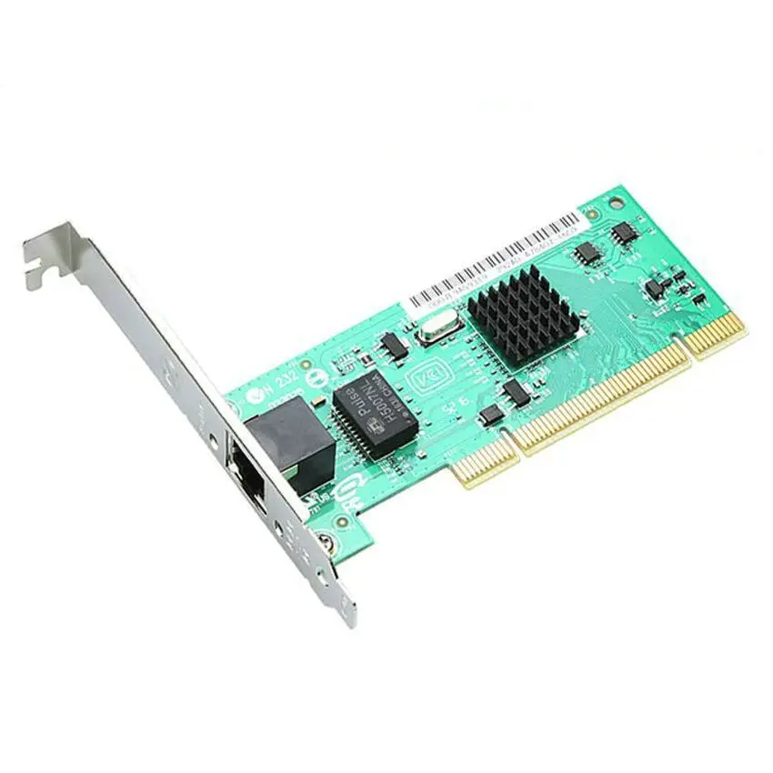 

Intel 82540 10/100/1000Mbps Gigabit PCI network card adapter Diskless RJ45 Port 1G Pci Lan Card Ethernet for PC With heat sink