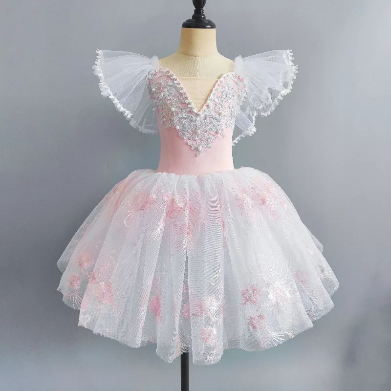 ملابس أطفال ملابس أداء الأميرة ملابس أطفال فستان باليه أنيق ثياب للفتيات ملابس الرقص أزياء المسرح