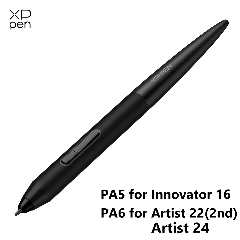 XP-Pen PA5/PA6 Battery-free Pen with 8 Replace Nibs for Graphic Monitor Innovator 16 / Artist 24 / Artist 22 (2nd)