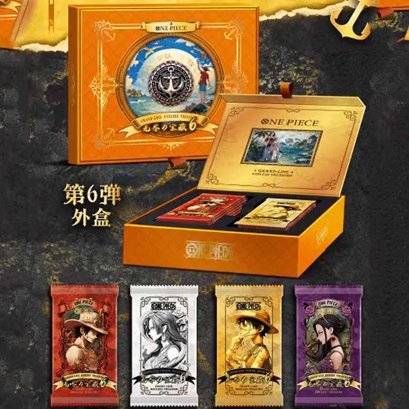 One Piece Collection Cards Booster Box Kabage6 Tcg Puzzle Sp Ssp Rare Anime Girls Trading Cards