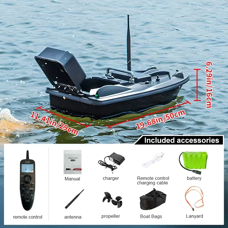 Chinese Fishing Tackle r GPS Intelligent Remote Control Bait Boat Can Be Located Remotely on Autopilot