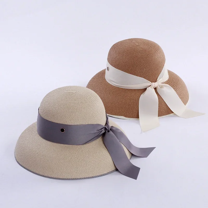 Women Bucket Hat Sun Hat Women Hat Bucket Hat Hepburn style Summer Retro