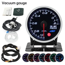 Universal Racing Car Multi-Color Gauge for Oil Pressure, Water Temp, and Turbo Boost (Vacuum)