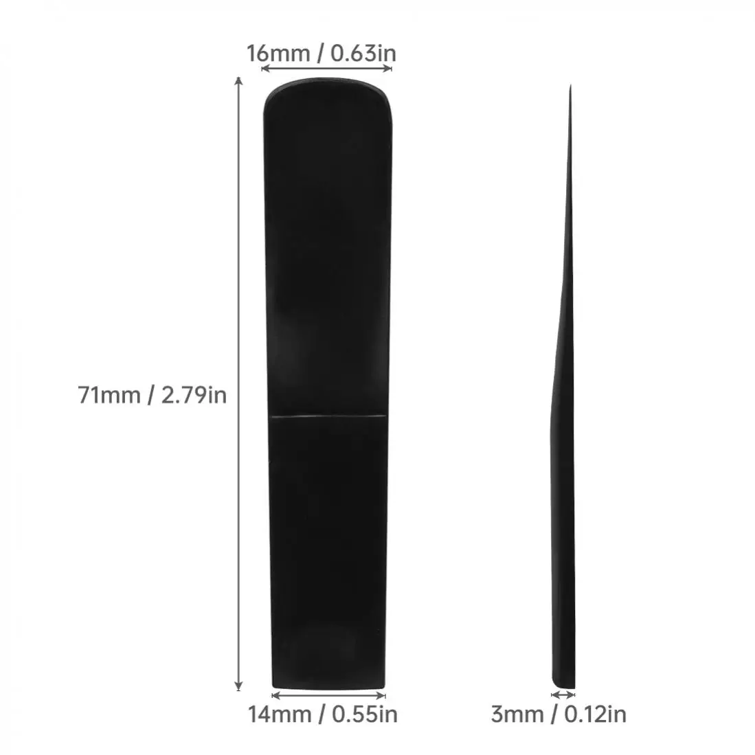 Alto Saxophone Resin Reed Plastic Holders Black / White / Yellow Exquisite Packaging Sax Reed Strength 2.5 bE saxophone reeds