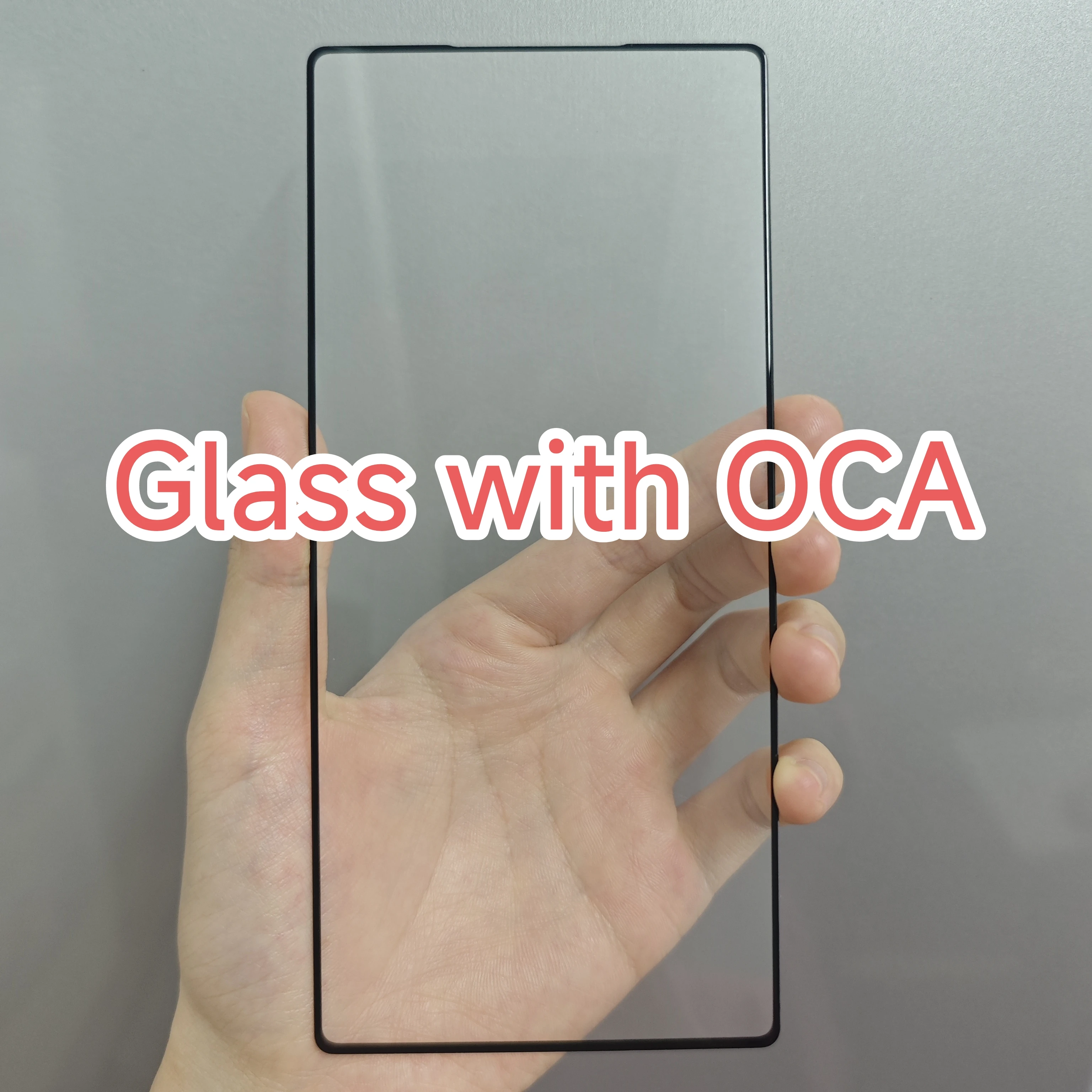 ZTE nubia Z70 Ultra // Z70S Ultra // Z80 Ultra(발수성 코팅)용 OCA가 포함된 고품질 터치스크린 전면 외부 유리