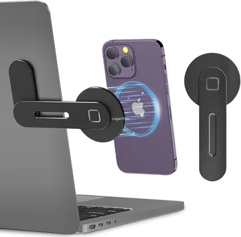 Supporto Magnetico per Laptop e Telefono 2026, Sottile e Pieghevole, per Monitor del Computer, Compatibile con iPhone 14 13 12 Series e Tutti i Telefoni