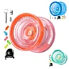 MAGICYOYO K2 Plus Crystal Responsive Yoyo,Dual Purpose Yo-Yo With Replacement Unresponsive Bearing For Intermediate 4