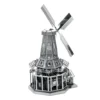 Dutch windmill 3D Metal Puzzle Eiffel Tower DIY Model Building Kit Adult Toys Birthday Gift 2