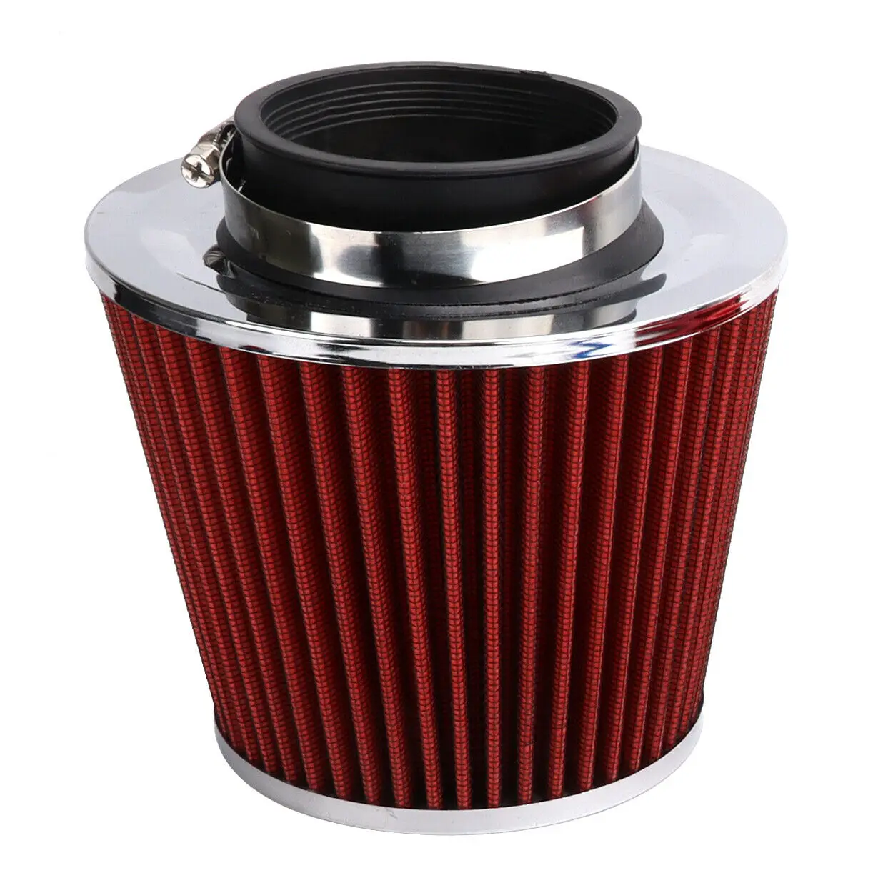 Image 8 - Universal Car Cold Air Intake Filter Induction Pipe Power Flow Hose System Red