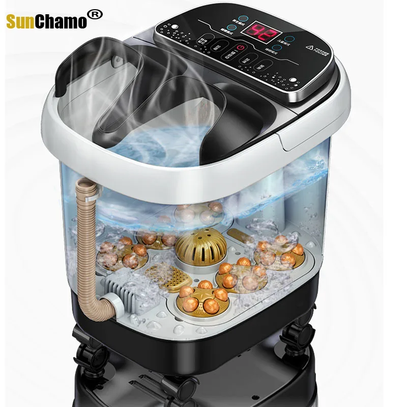 Foot Bath Automatic Feet Soaking Electric Massage Constant Temperature Spa Hot Tub Heated Adult Home