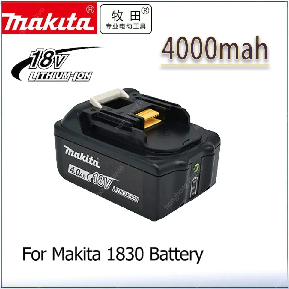 

NEW Original makita 18V 4.0Ah Li-Ion Battery 4000mAh For makita BL1830 BL1815 BL1860 BL1840 Replacement Power Tool Battery