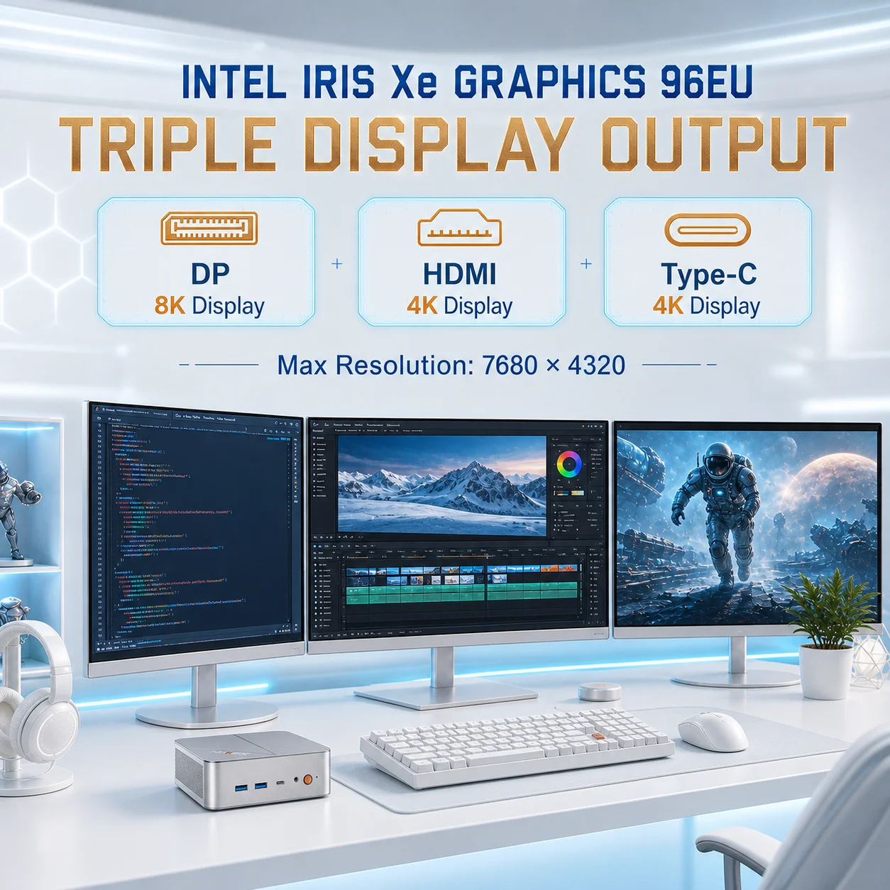 The Ninkear L12 Pro mini PC is equipped with an Intel Core i9-12900HK processor, 16 GB of DDR4 memory, 1TB SSD, two 2.5G Ethernet ports, and WiFi 6; it supports Windows and Linux operating systems.