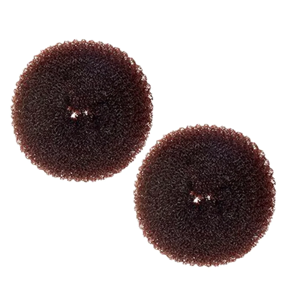 2Pcs Hair Bun Maker Styler Accessories for Women Donut Hairstyle Shaping Tool Material Perfect for Parties Weddings