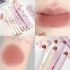 Lovely Sweet Doggie Double-ended Lip Liner Velvet Matte Pearlescent Lipstick For Outline Full Lips Cappuvini Nude Lip Pencil 1