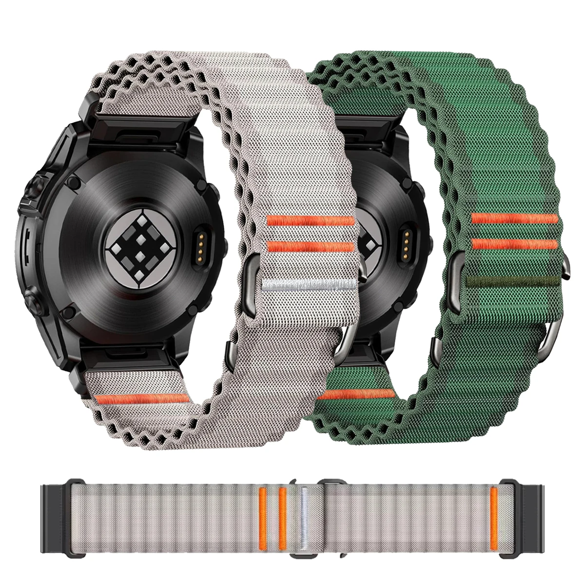 QuickFit Durable Nylon Watch Strap - 26mm/22mm
