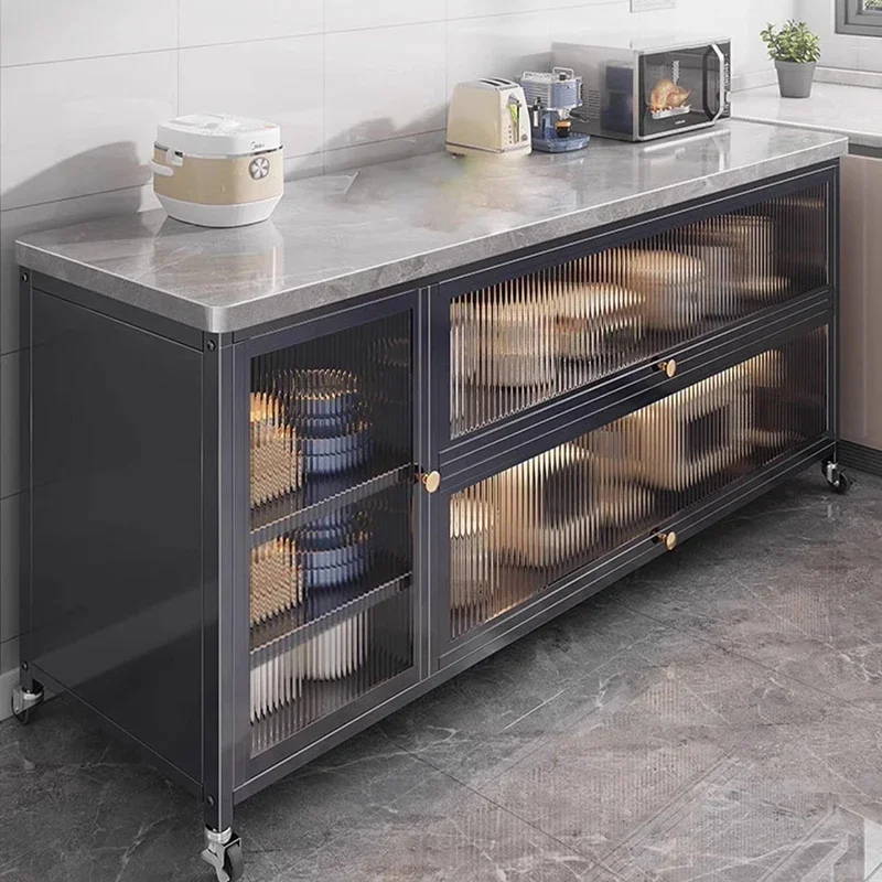 Two-door Cabinet Sideboard Buffet Furniture Room Kitchen Dining Multifunctional Chests Drawers House LT