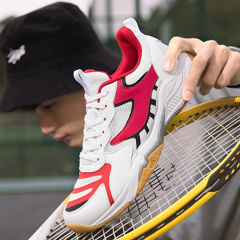 Mesh Breathable Professional Tennis Shoes Men's Light Tennis Training