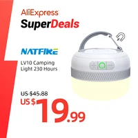LV10 Outdoor LED Camping Flashlight 230 Hours Rechargeable Camping Lantern with Magnet Lighting Fixture Portable Emergency Light 1