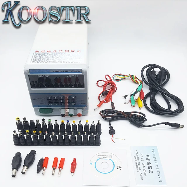 Contrôle numérique, tension 220V/110V, alimentation électrique régulée  DPS-305BM pour réparation d'ordinateur portable avec 37 fiches gratuites -  AliExpress