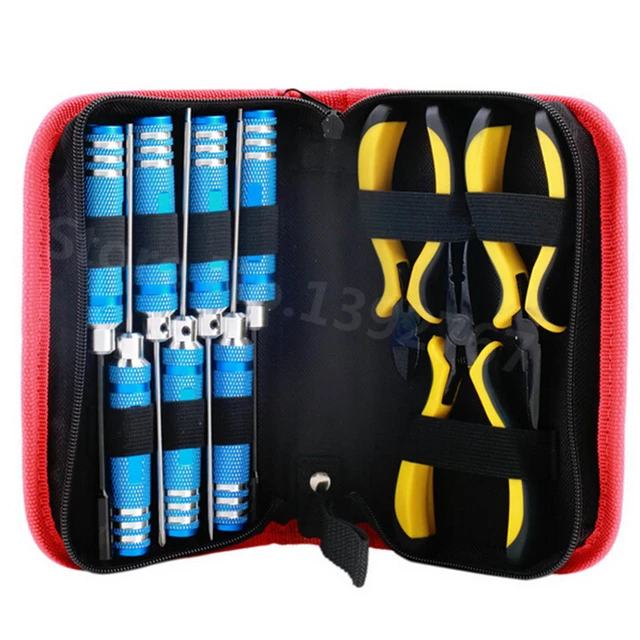 10 in 1 Tool Kit Box Set Screwdriver Screw Driver Hex Key 450 500