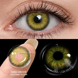 AMARA Natural Green Soft Color Contact Lenses (MIKI - GREEN)