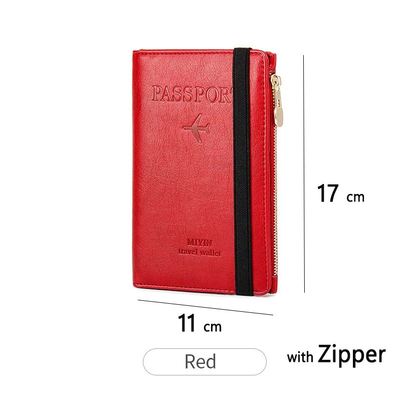 RFID Blocker Passport Holder & Travel Wallet – Slim, Multi-Function Card Holder