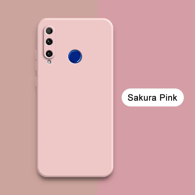 Luxury Square Liquid Silicone Soft Phone Armor – Full Protective Case