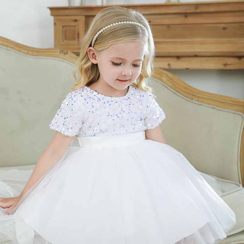 Girls dress Princess costume for kids 3-8 Years Wedding Party Evening Formal Communion Prom Gown
