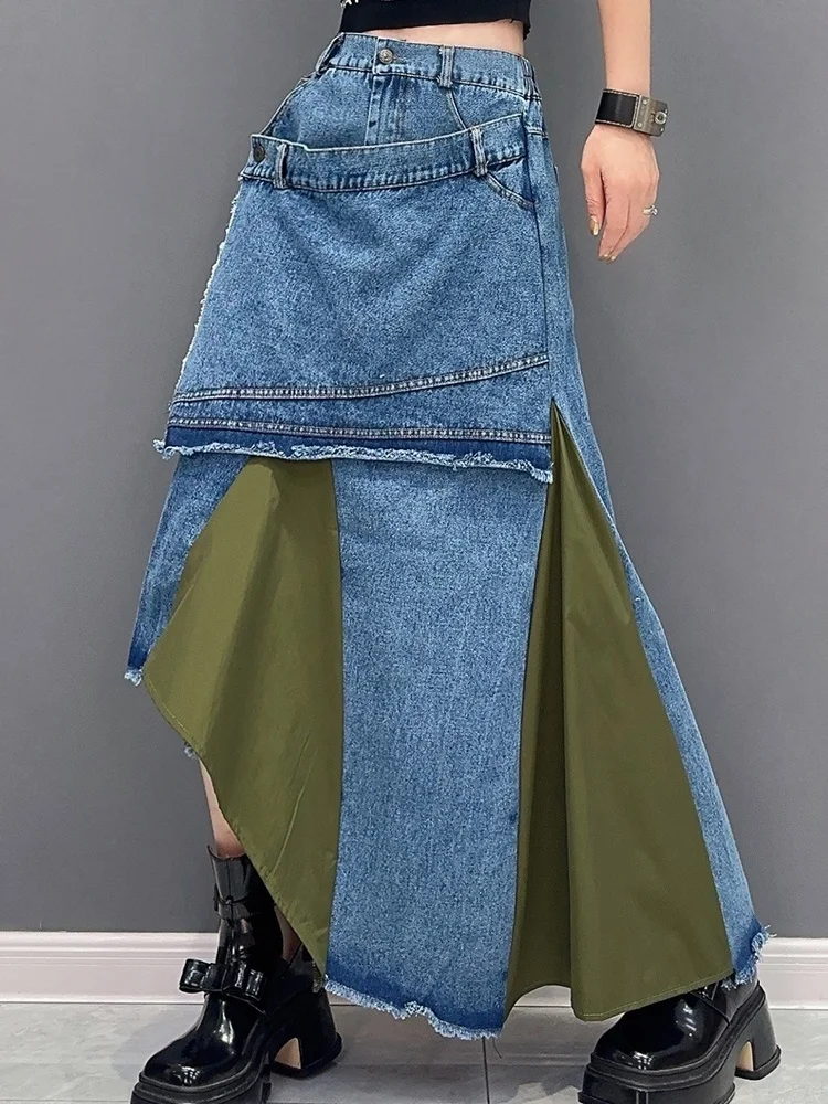 スカート MONOHA : 25SS / Blue denim skirt (blue) スカート MONOHA : 25SS / Blue denim skirt (blue) MONOHA | SHOP
