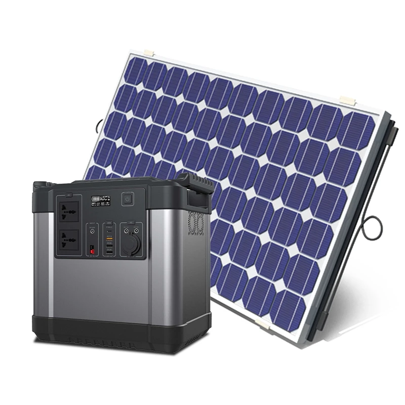 Rechargeable 220v Outdoor Home Power Solar Generator Multi Purpose 1500w Portable Power Station