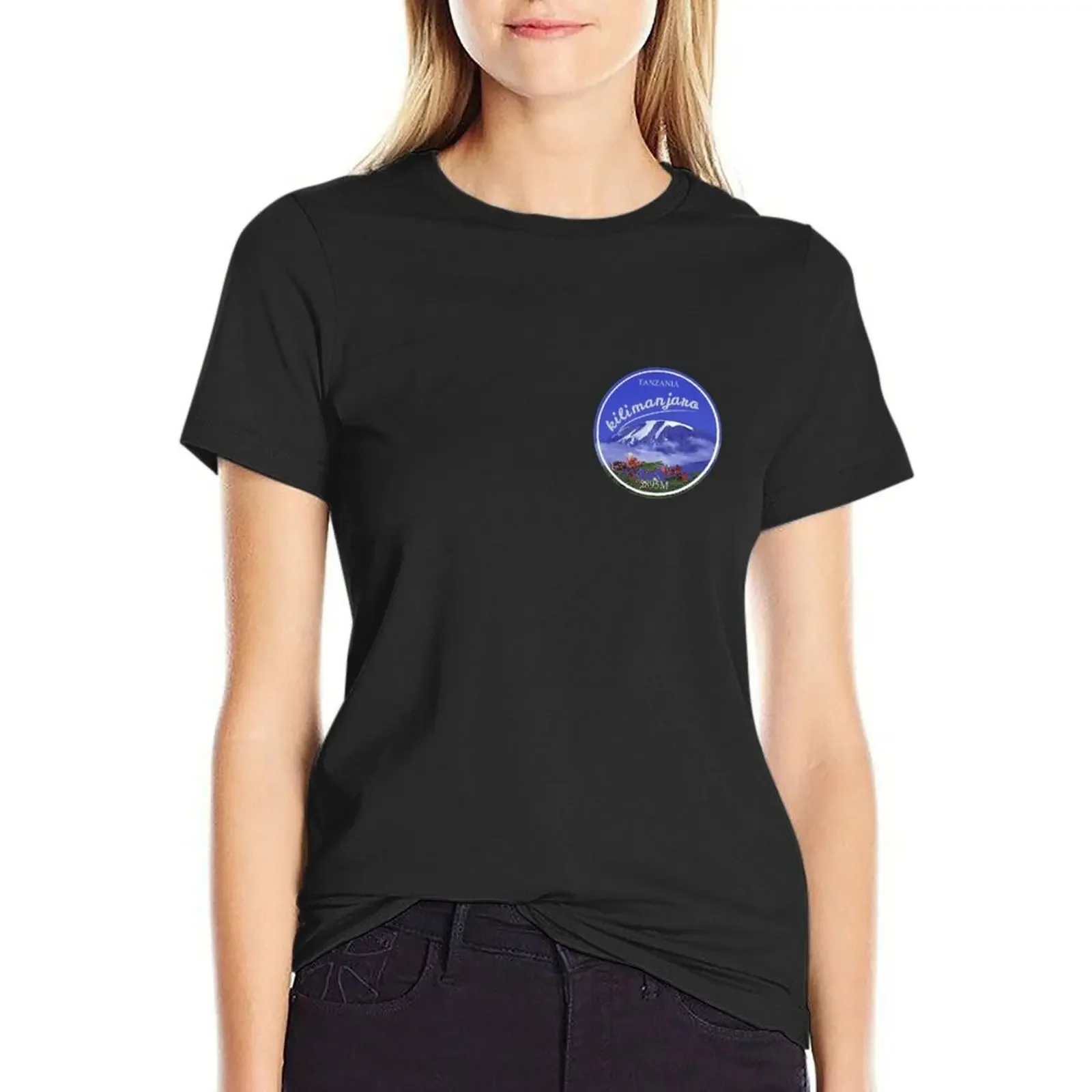 

kilimanjaro mountain tanzania T-Shirt vintage clothes graphics aesthetic clothes hippie clothes t shirts for Women
