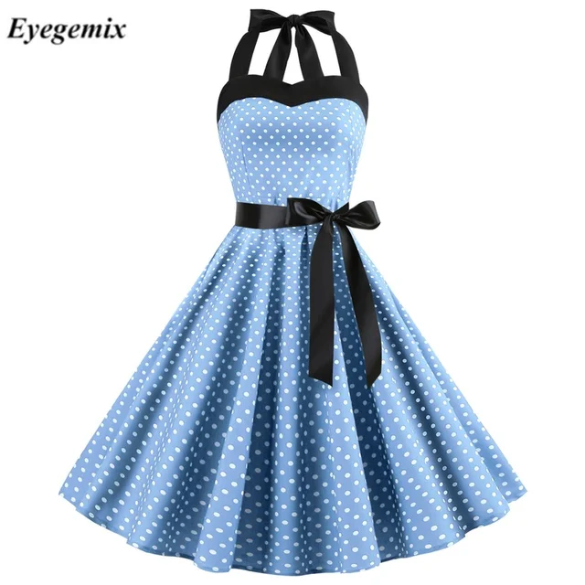 Womens Summer Audrey Hepburn Dresses 