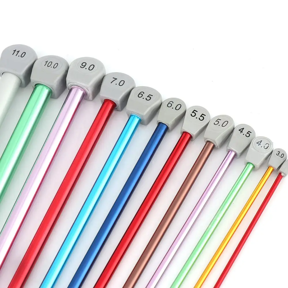 튀니지 아프간 긴 스카프 스웨터, 크로셰 후크, 뜨개질 직조 도구 바늘, 2.5mm-11mm