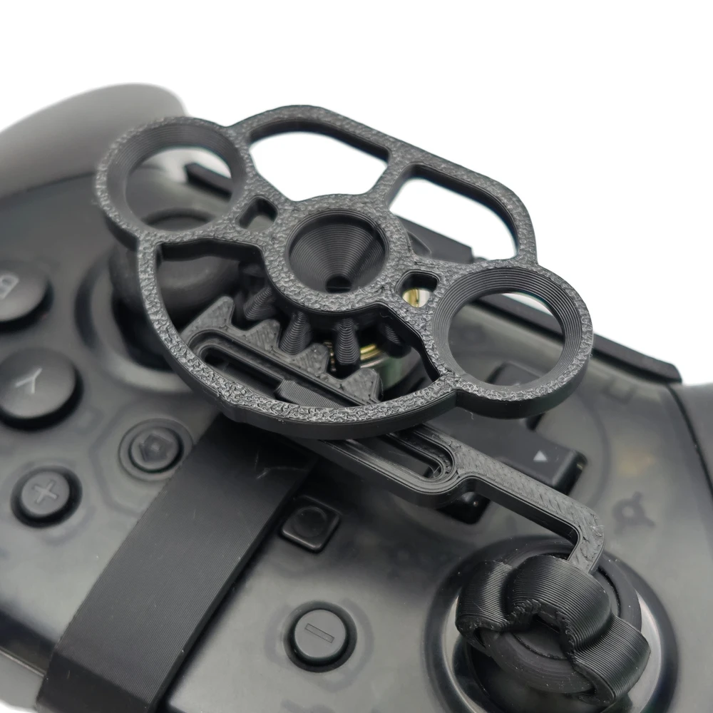 Mini Steering Wheel For Switch Pro Controller - 3D Printed Racing Game Accessory
