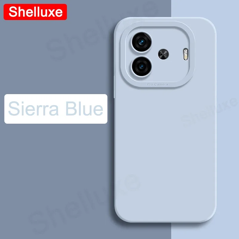 Square Liquid Silicone Shockproof Phone Case - Soft Shelluxe Cover in Bold Design