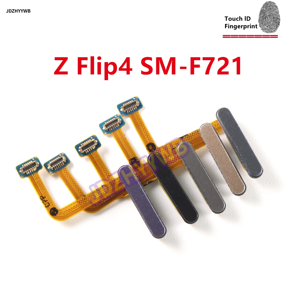 

For Samsung Galaxy Z Flip4 F721 ZFlip 4 Home Button Fingerprint Sensor Return Power Flex Cable