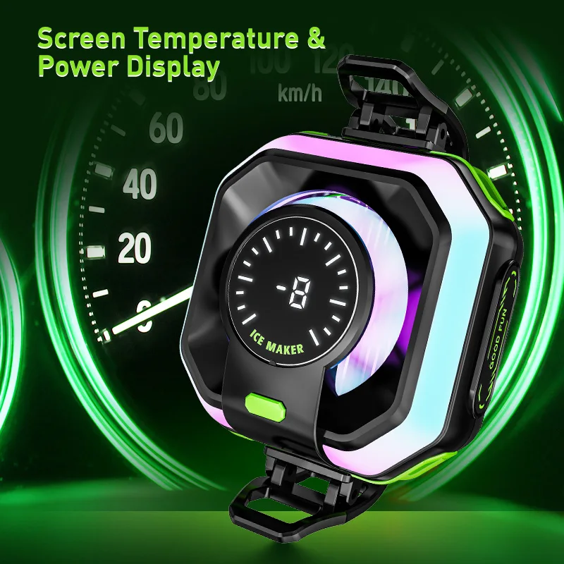 2025 새로운 휴대 전화 자기 반도체 냉각 팬 라디에이터 HK-5 PRO for IPhone 안드로이드 Tablet Universal PUBG Game Cooler