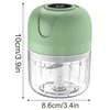 Chopper 100ML Electric Processor for Garlic Gingers Baby Onion Rechargeable Processor 6
