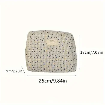 Colorful Aesthetic Pattern Clutch Storage Bag, Student Wash Pouch, Zipper Lightweight Makeup Bag, Versatile Cosmetic Pocket 4
