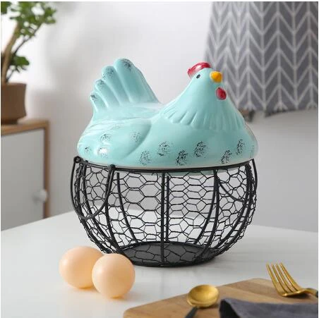 Egg Baskets For Fresh Eggs Iron Egg Organization For Kitchen Vegetable  Fruit Decorations Basket For Kitchen Cabinet Countertop