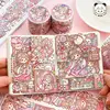 Telado Cherry Blossom Appointment Hand Tent Adhesive Tape Special Oil Sticker  Painting Whole Roll Cute Material Sticker 3M 2