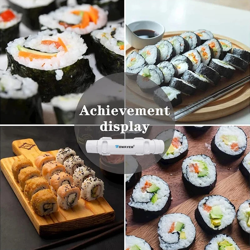 Quick Sushi Maker Roller Rice Mold Légume Viande Roulant Gadgets Diy Sushi  Dispositif fabrication Machine Ustensiles de cuisine