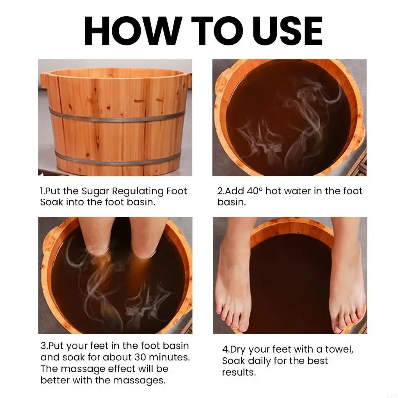 Detoxingherbs Cleansing Foot Soak Beads Body Detoxs Foot Soak Bead for Women Men