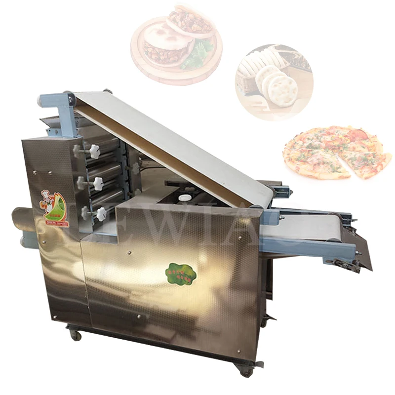 

Household Electric Pizza Dough Pastry Press Machine Commercial Pizza Pressing Roller Sheeter Household