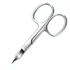 Eyebrow Scissors Curved Blade Cuticle Scissors Professional Stainless Steel Manicure Trimmer Hair Remover Tool 6