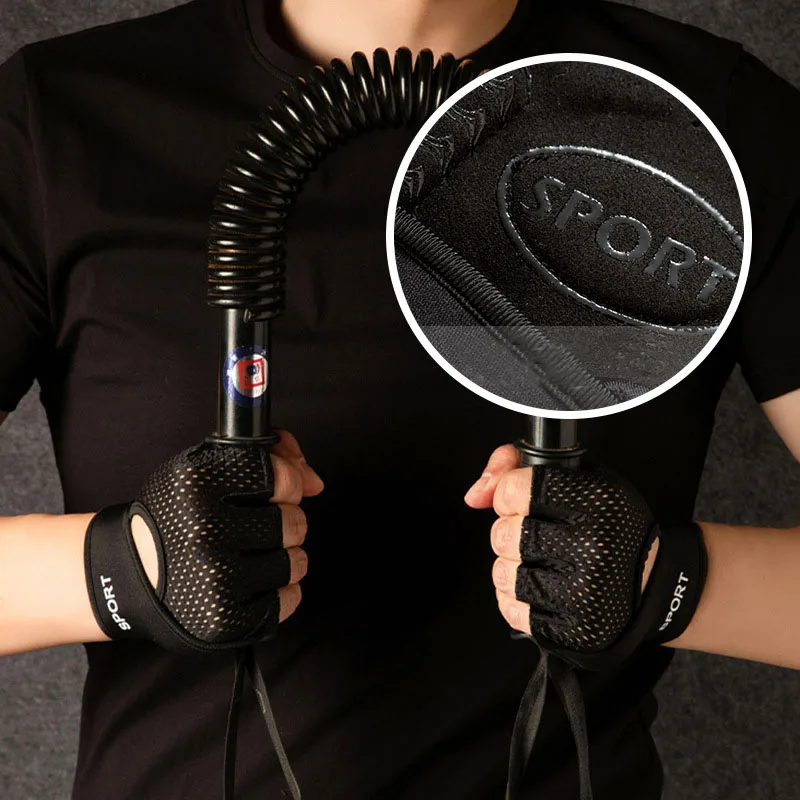 Men Power Weight Lifting Women Outdoor Workout Anti-Slip Bicycle Half Finger Sport Glove Professional Gym Fitness Gloves My552