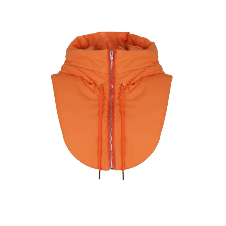 Cappelli invernali con cappuccio in piumino ultraleggero per donna uomo anello caldo passamontagna cappello collo con cerniera coulisse cappotto sciarpa canotta corta_voghion.com